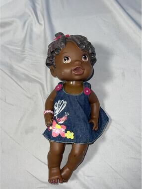 Hasbro African American Black BABY ALIVE DOLL